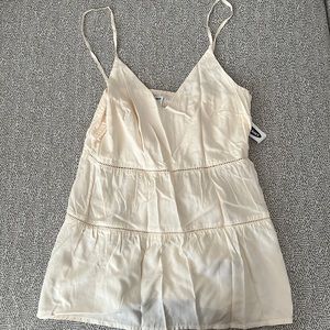 Cream camisole top